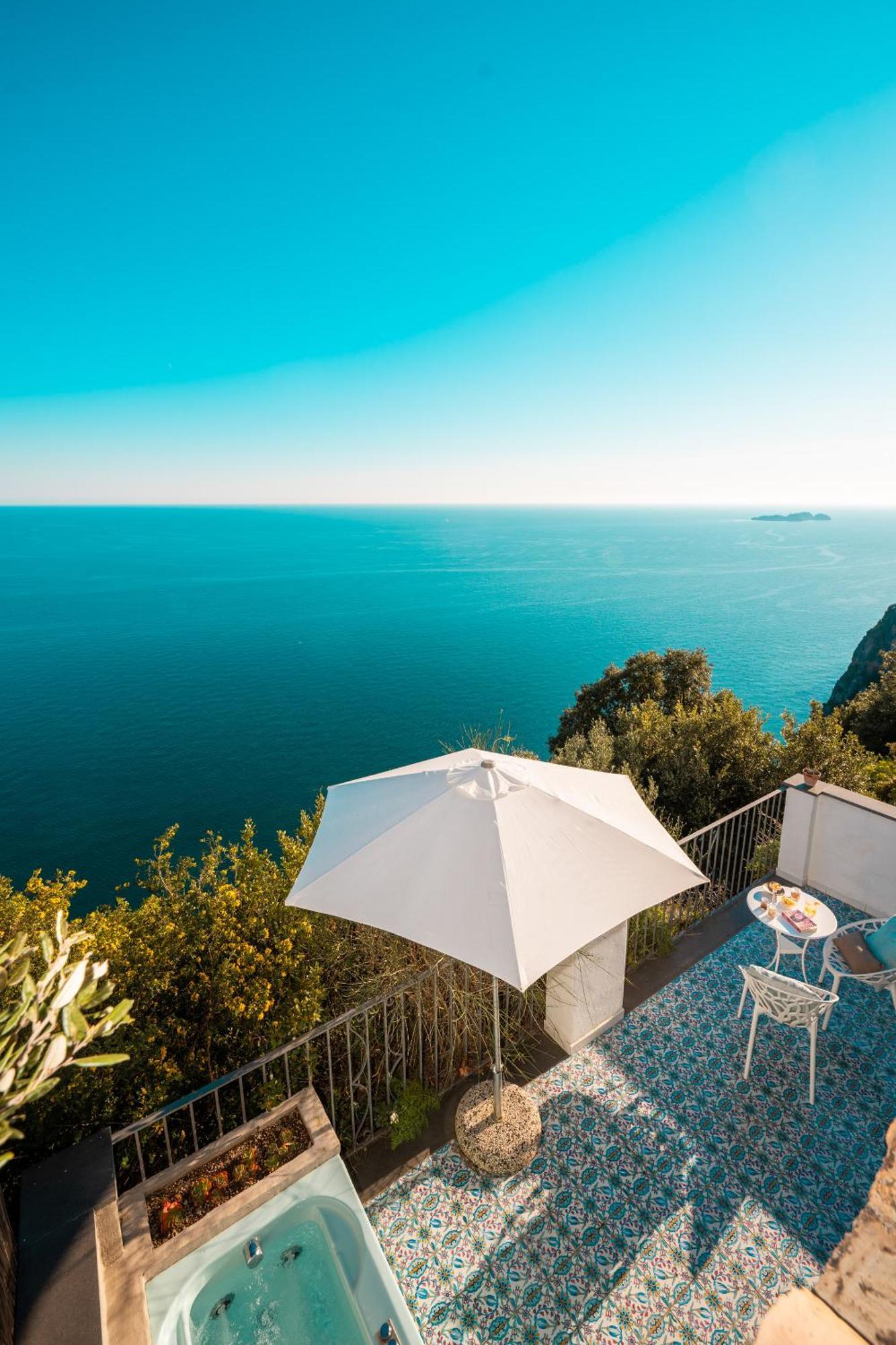Villa Punta Del Sole Positano Eksteriør billede