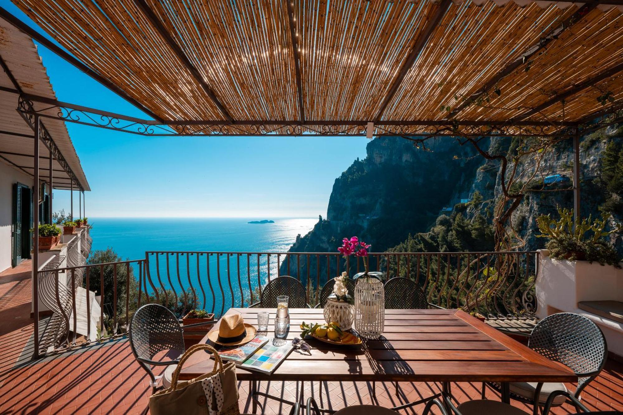 Villa Punta Del Sole Positano Eksteriør billede